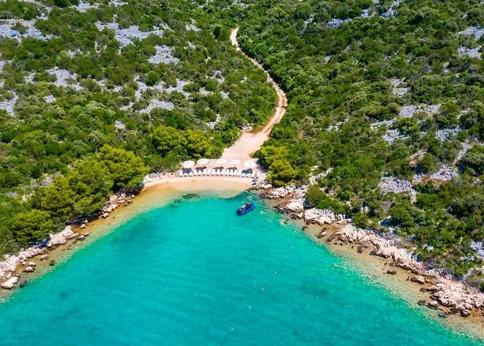 Cozy And Chic Little House With Pool Ivinj-2 迪斯诺